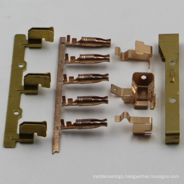Profession oem customized copper meter electrical switch brass socket stamping parts